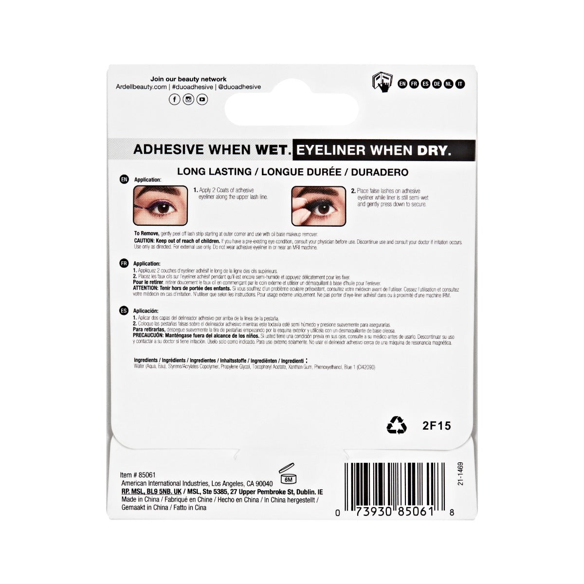 DUO Line It Lash It, Metallic Purple