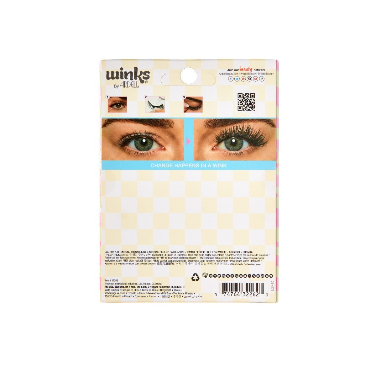 Winks Be Yourself Vibez, 4-Pairs