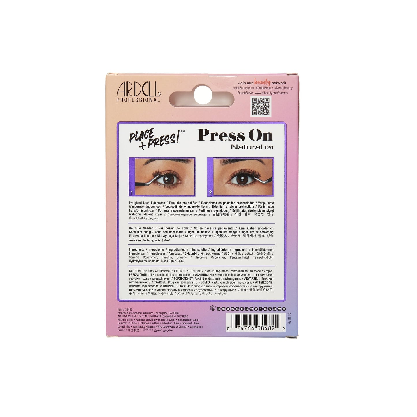 Press On Overlash Natural 120