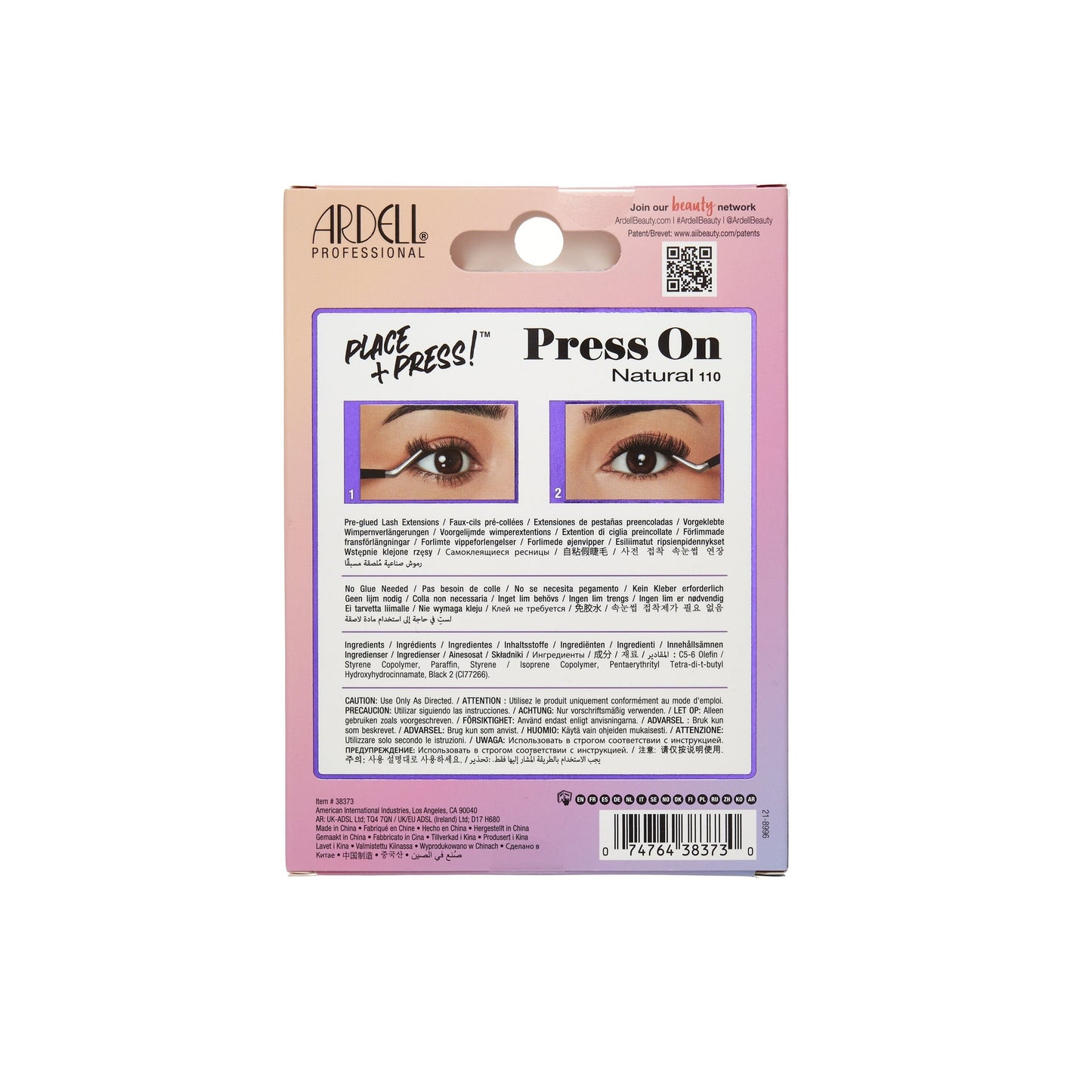 Press On Overlash Natural 110