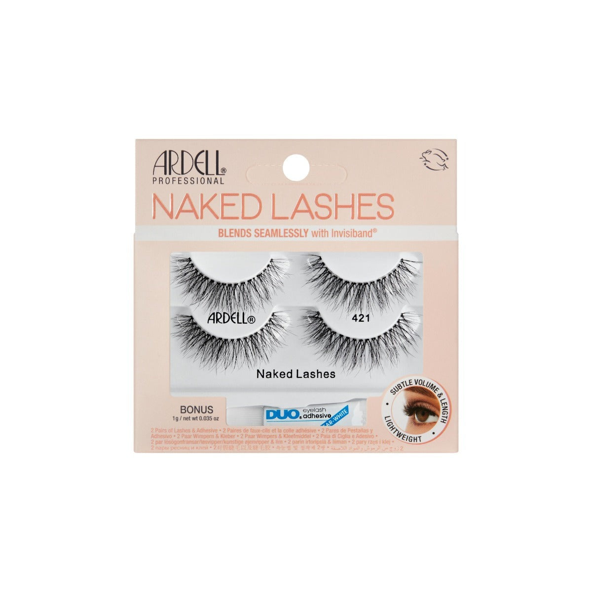 Naked Lashes 421, 2-Pairs