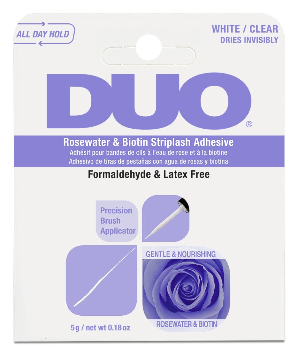 DUO Rosewater & Biotin Striplash Adhesive, Clear