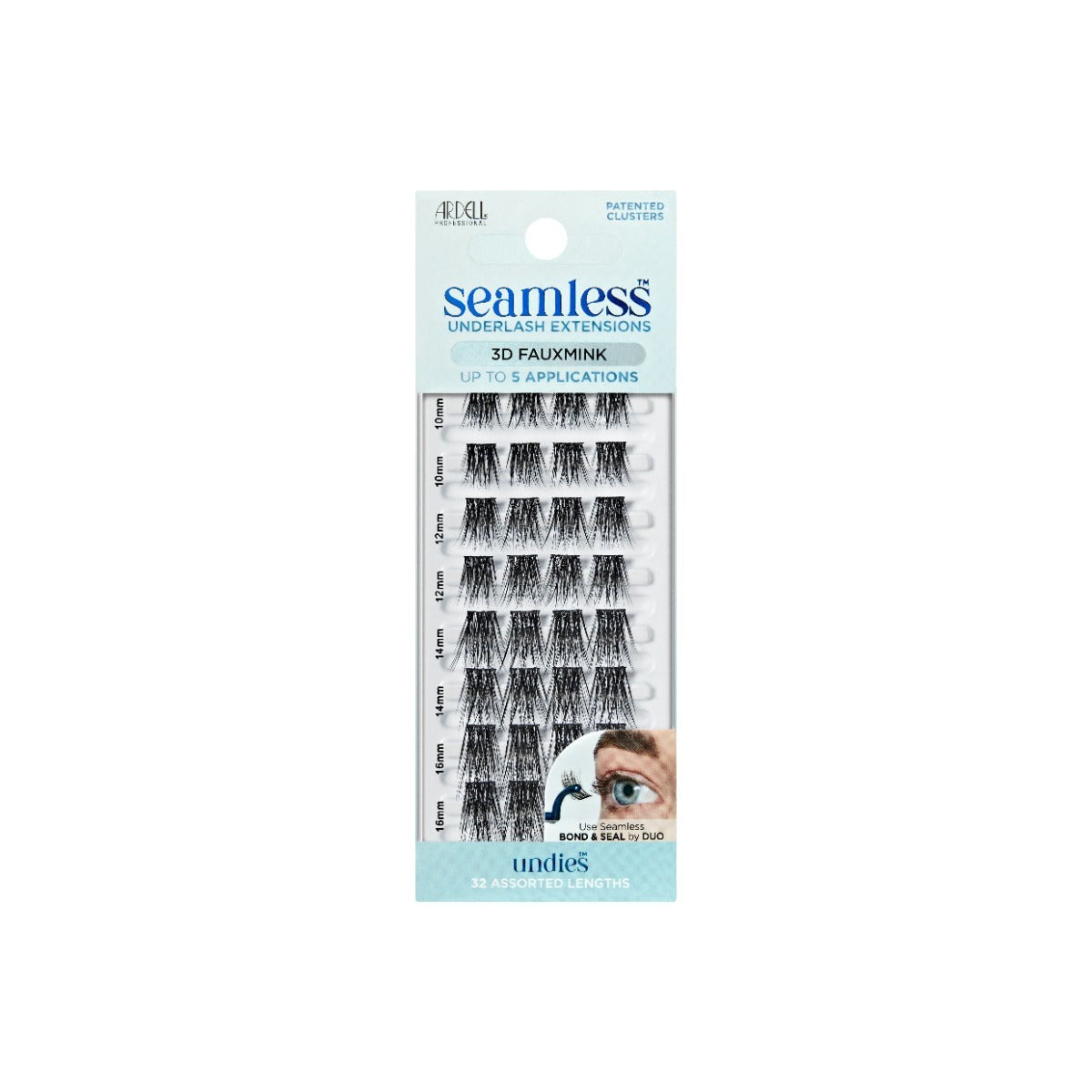 Seamless Underlash Extensions Refill, 3D Faux Mink