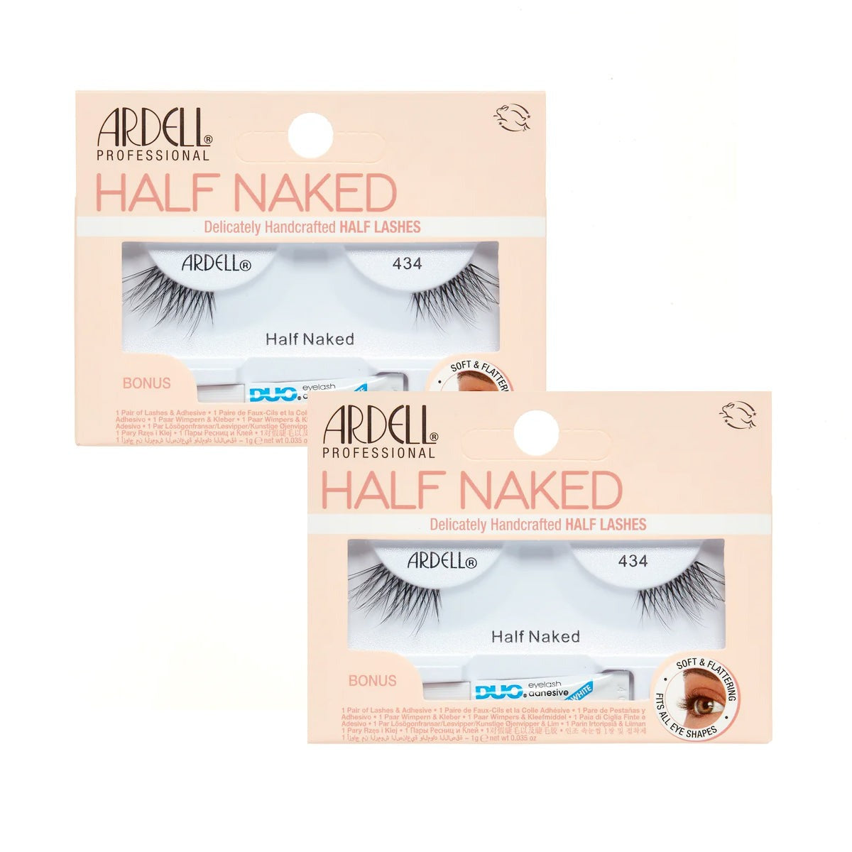 Half Naked 434 With Duo 1 Gram Glue, 2-Pack