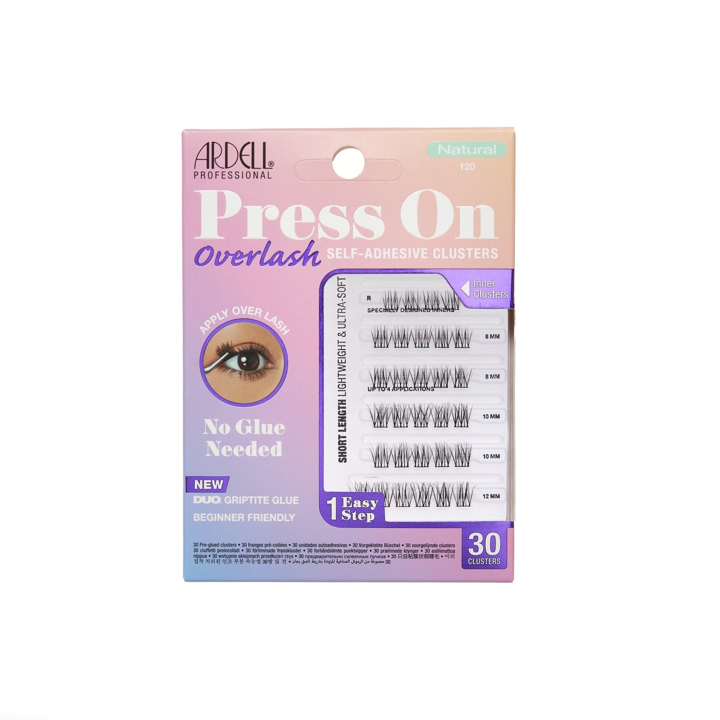 Press On Overlash Natural 120