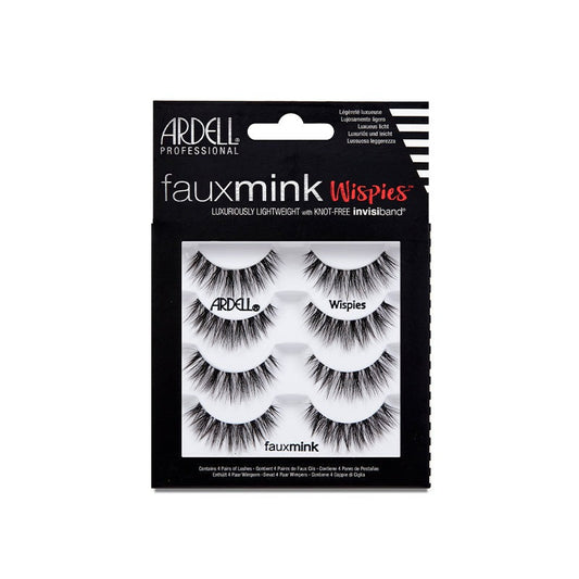 Faux Mink Wispies, 4-Pairs