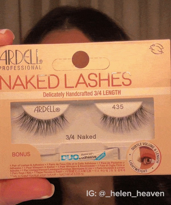 Naked Lash 3/4 Length 435 With Duo 1 Gram Glue, 2-Pack