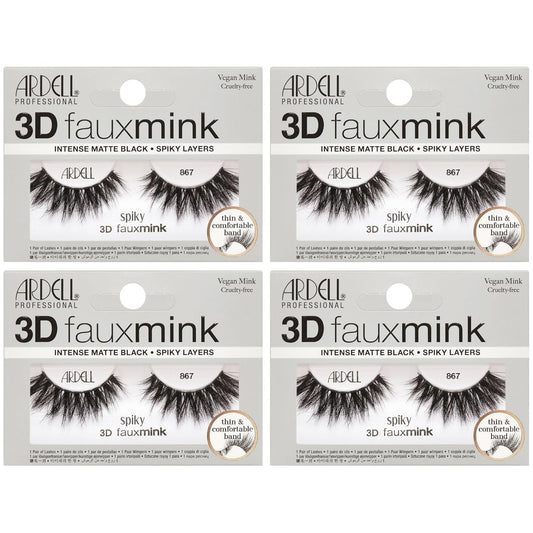 3D Fauxmink Spiky 867, 4-Pack