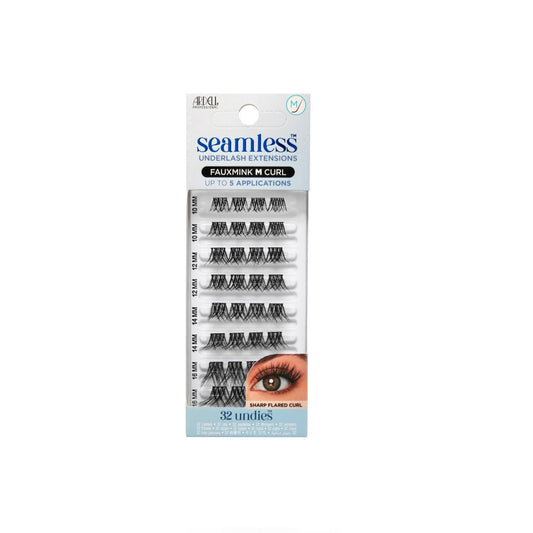 Seamless Underlash Extensions Faux Mink M Curl, 32-Count