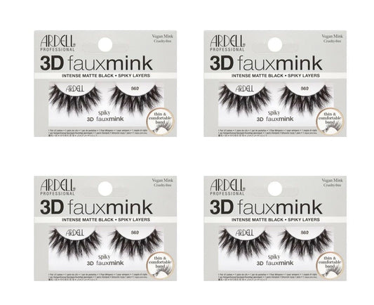 3D Fauxmink Spiky 869, 4-Pack