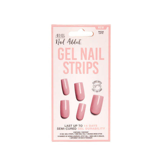 Nail Addict Gel Nail Strips - Mocha Latte