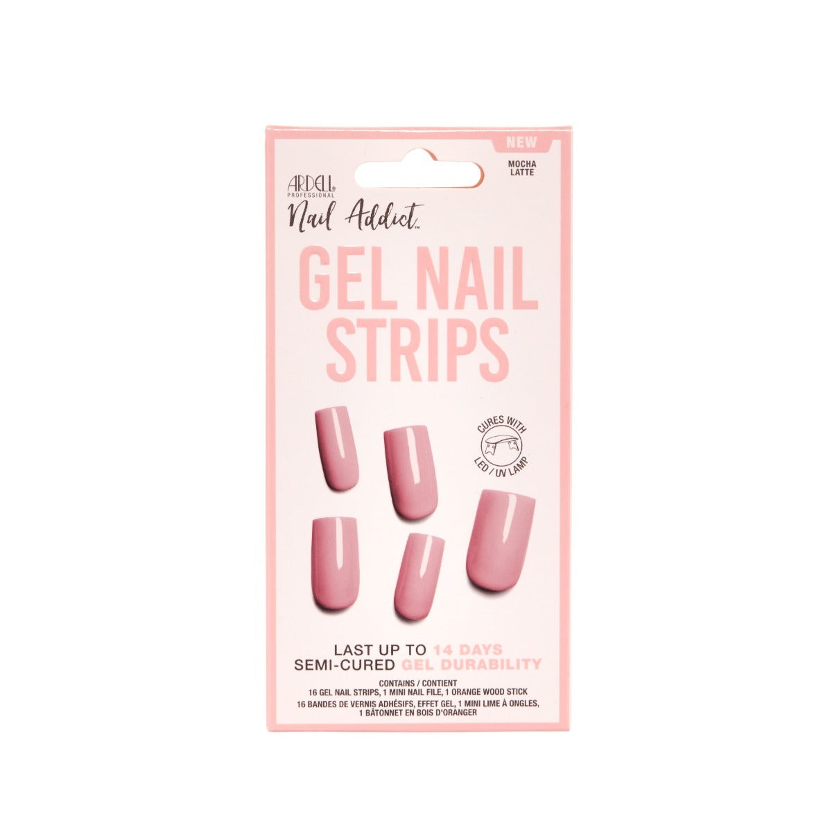 Nail Addict Gel Nail Strips - Mocha Latte