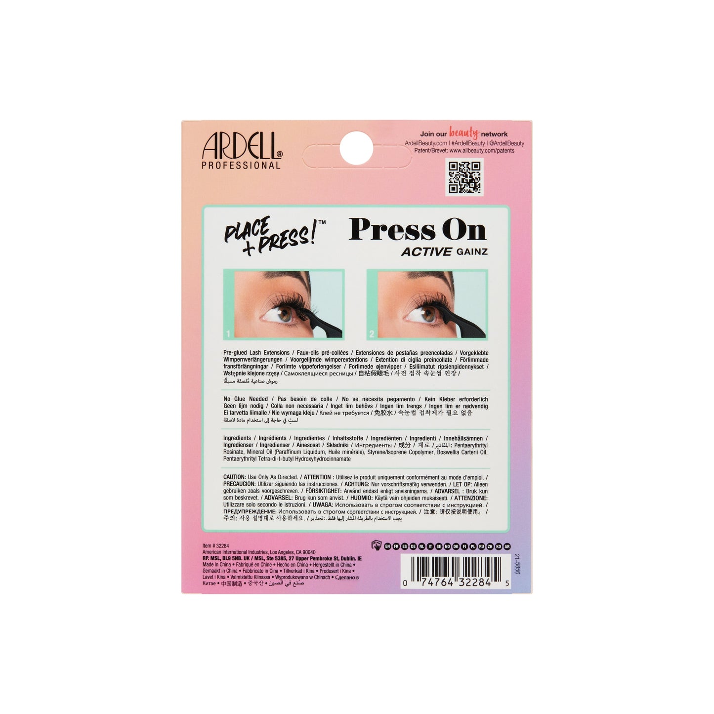 Press On Active Gainz 30 ct + Applicator
