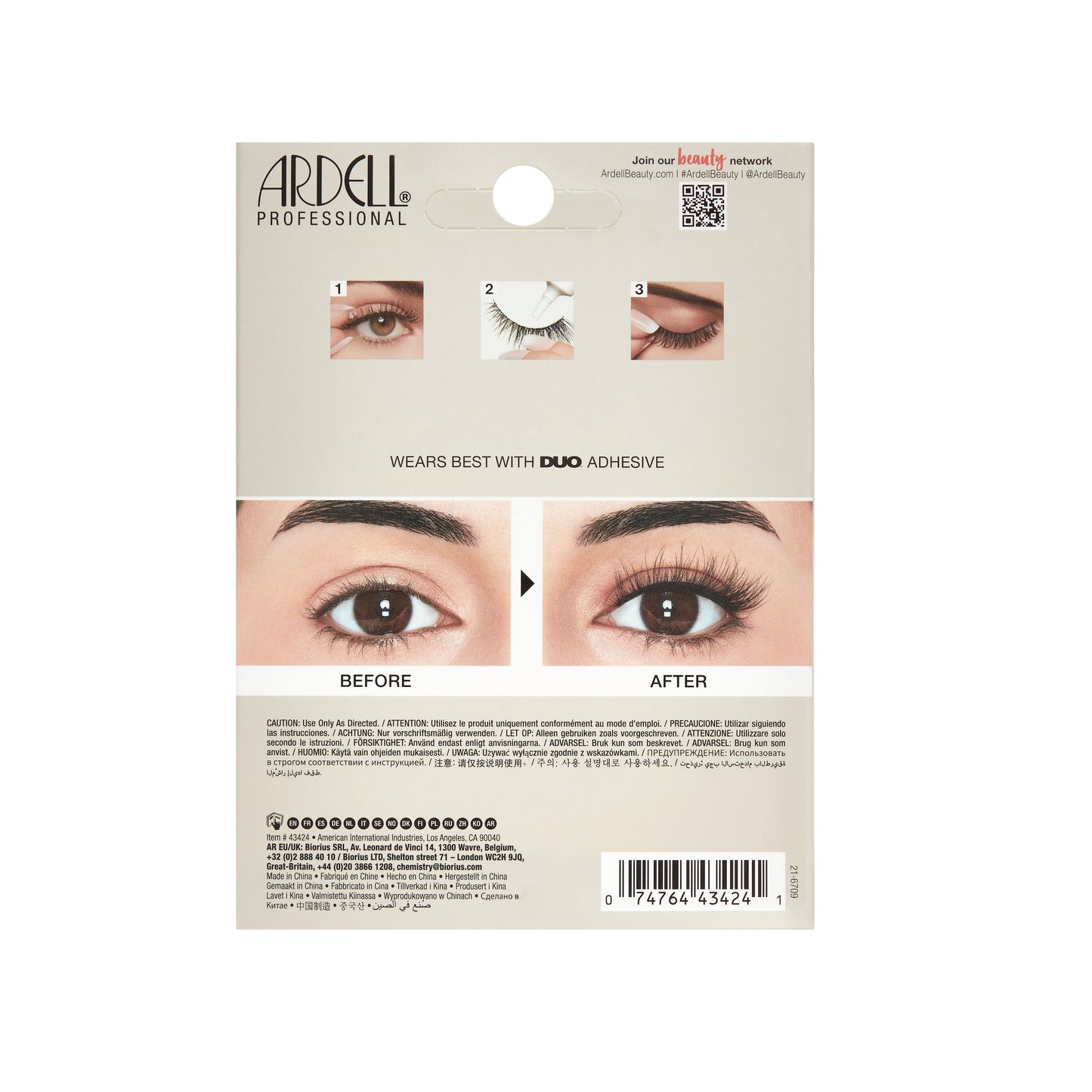 Fauxmink Flutter 821, 4-Pairs