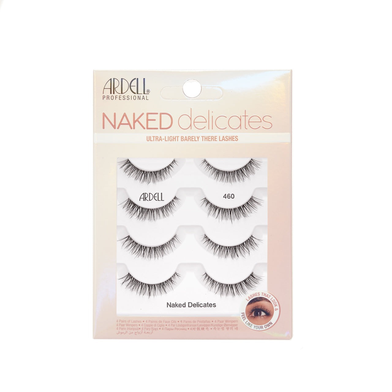Naked Delicates Striplash 460, 4-Pairs