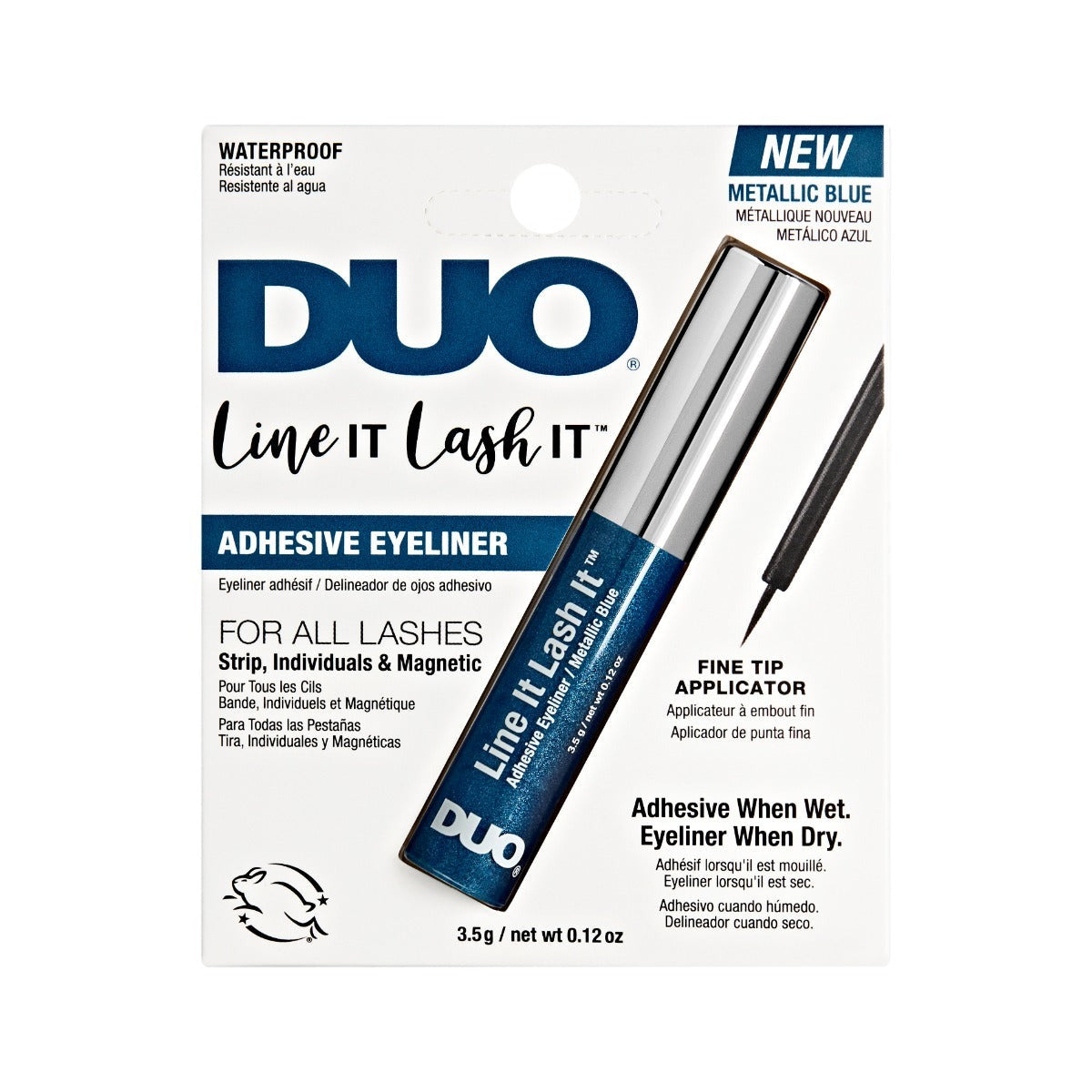DUO Line It Lash It, Metallic Blue