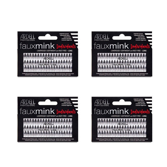 Faux Mink Individuals, Long, 60-Count, 4-Pack