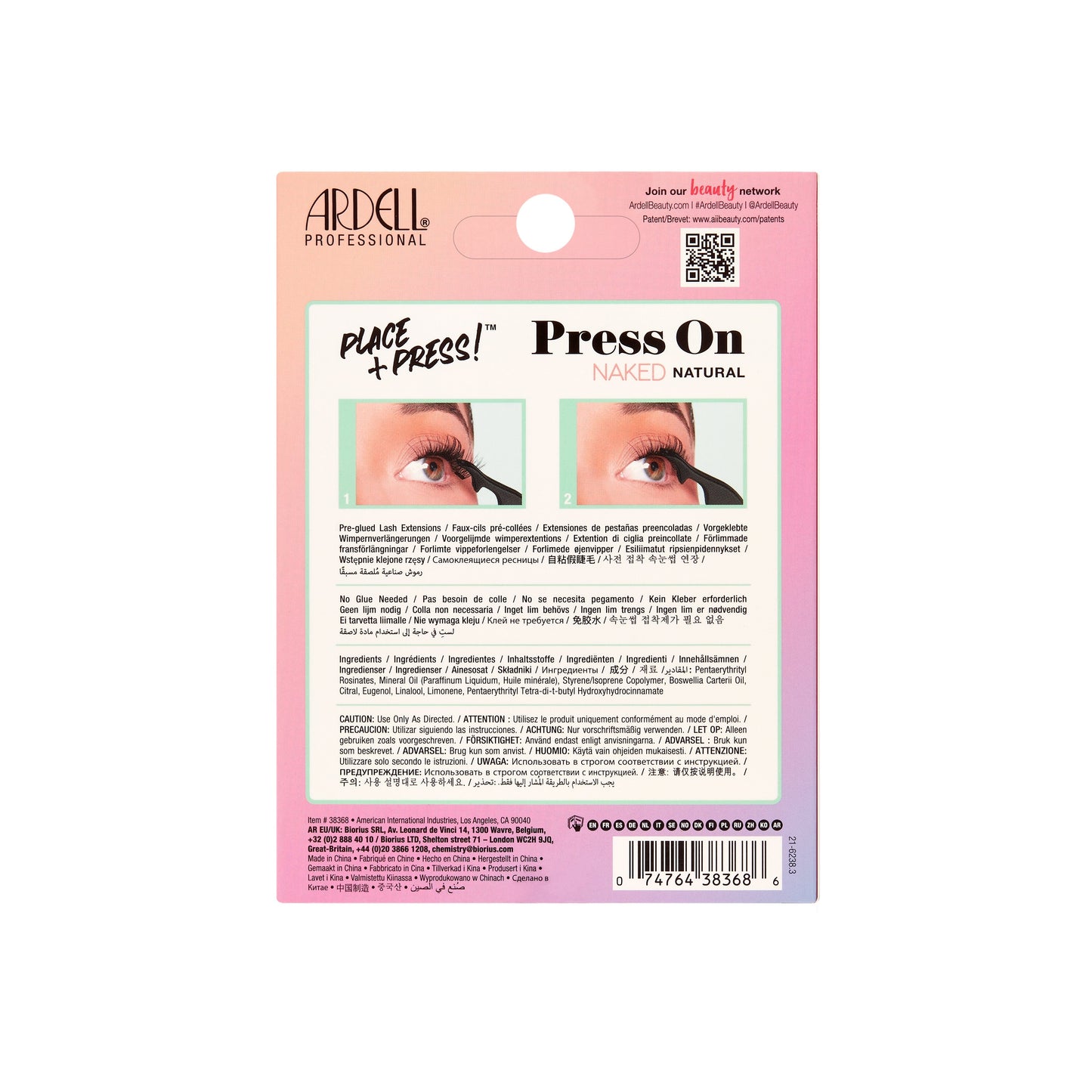 Press On Naked Natural, 100-Count