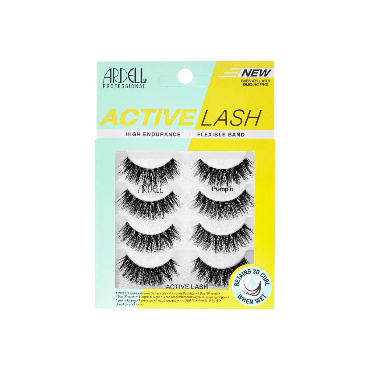 Active Lash Pump'n, 4-Pairs