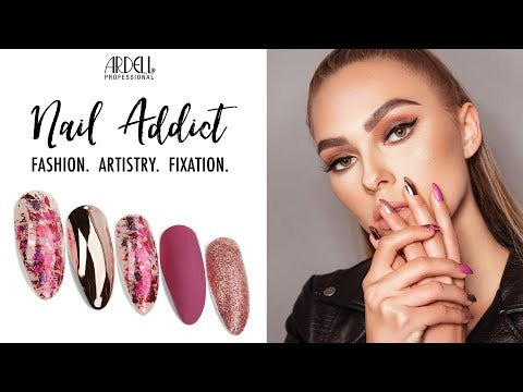 Nail Addict Premium Artificial Nail Set, Nude Jeweled