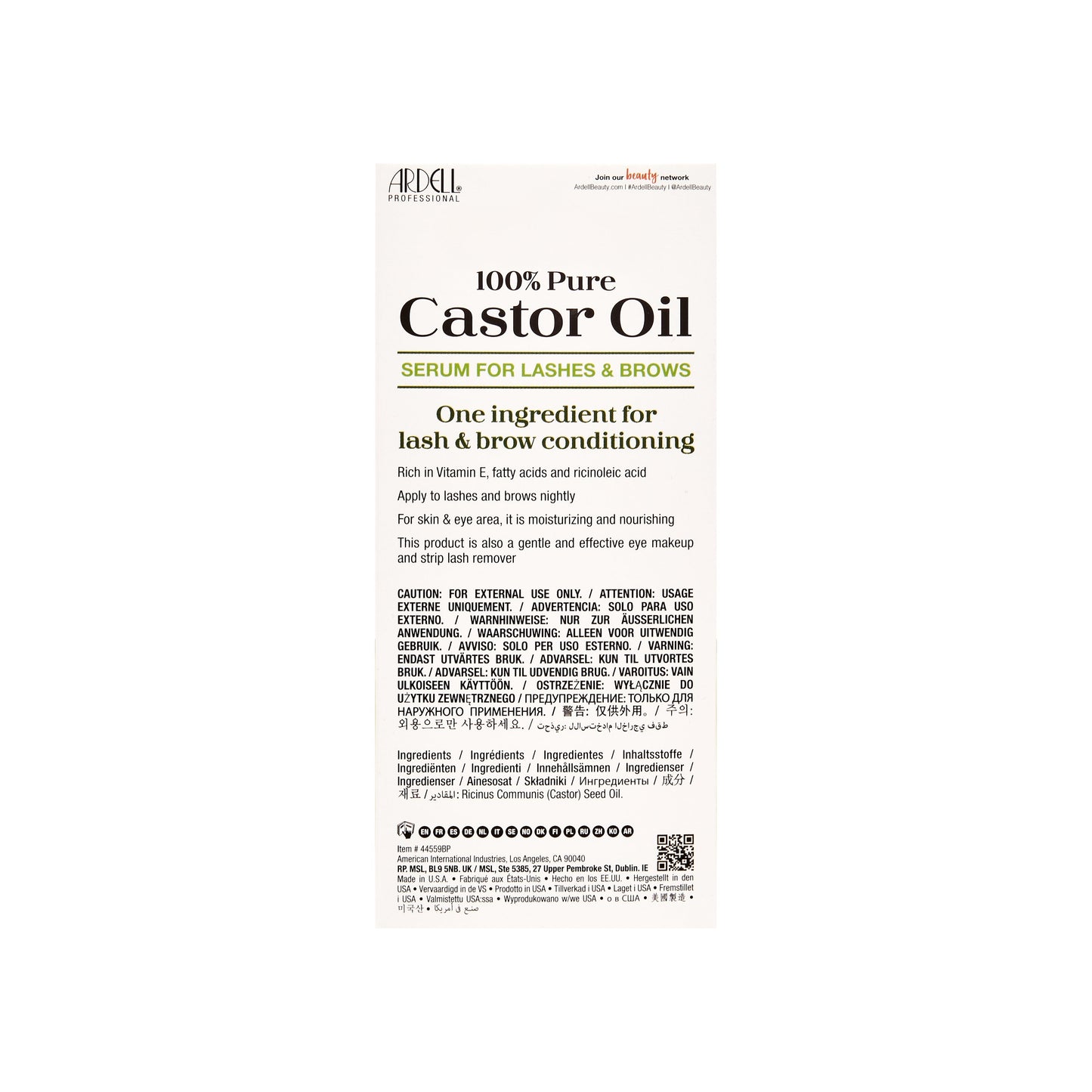 100% Pure Castor Oil Serum – 2 Pc
