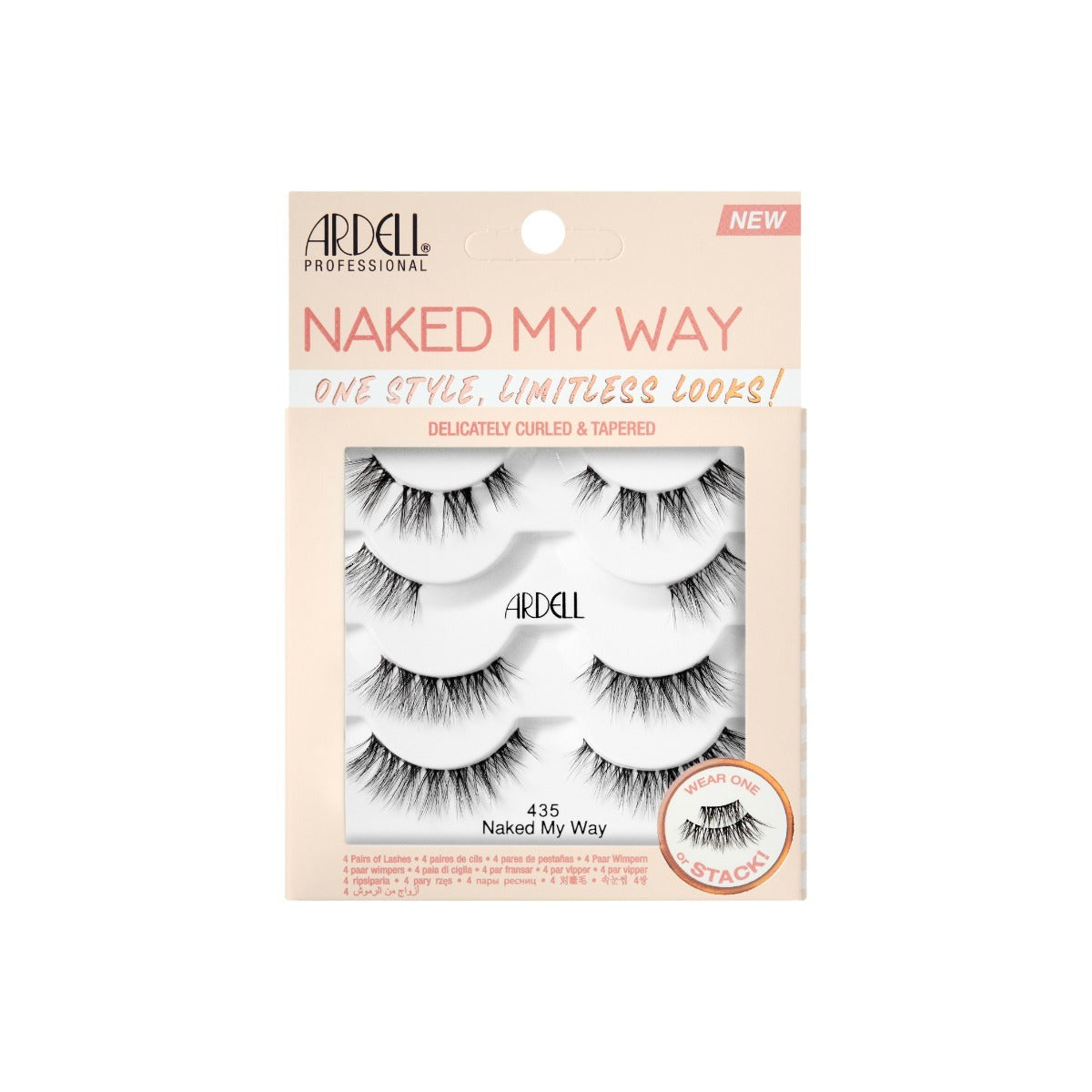 Naked My Way 435, 4-Pairs