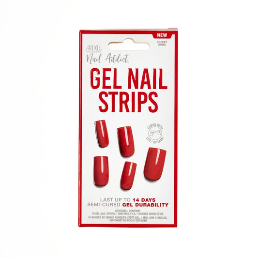 Nail Addict Gel Nail Strips - Cherry Bomb