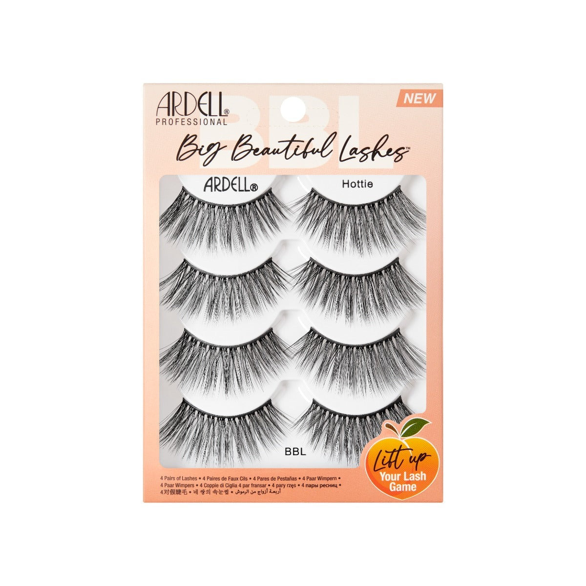 Big Beautiful Lashes Hottie, 4-Pairs