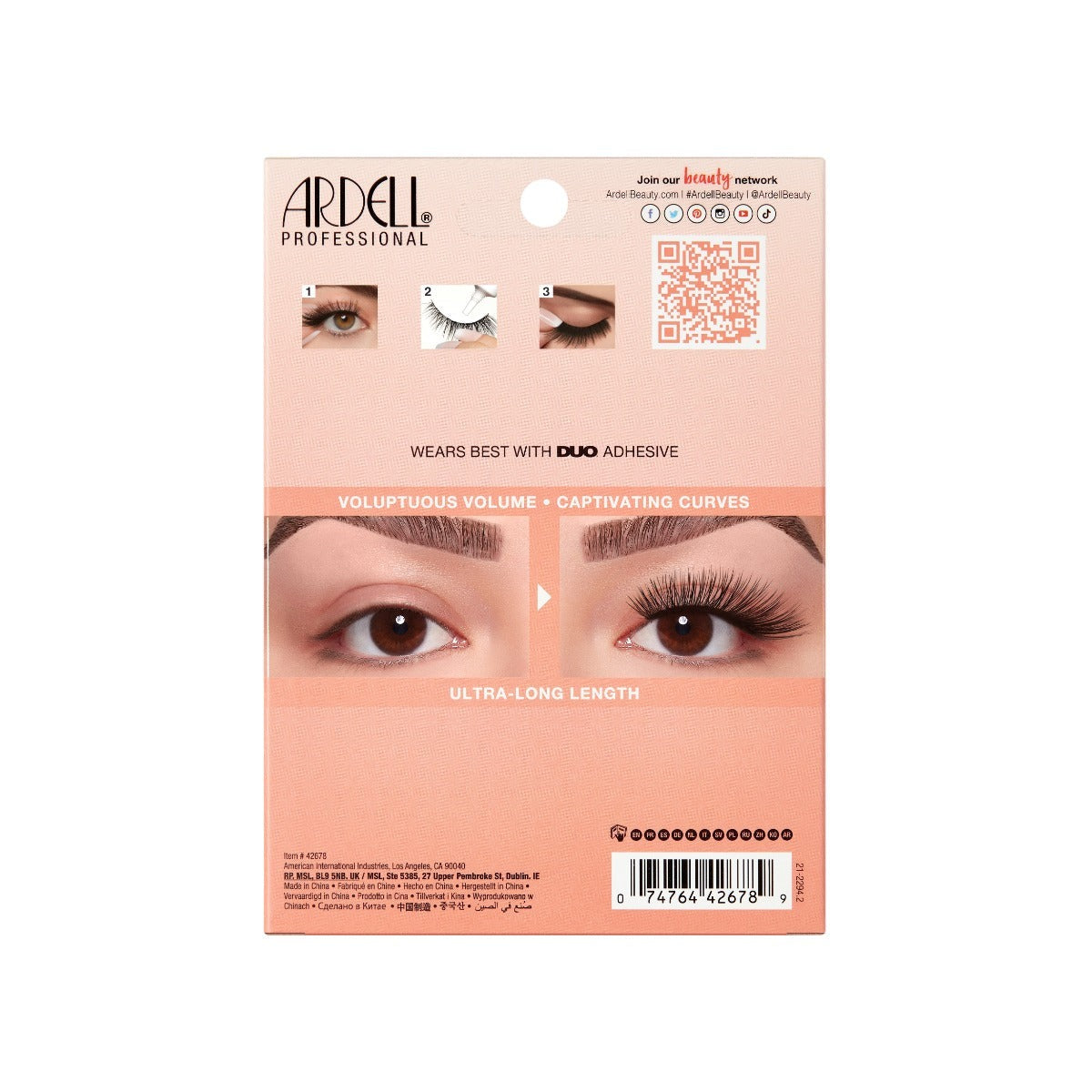 Big Beautiful Lashes Hottie, 4-Pairs