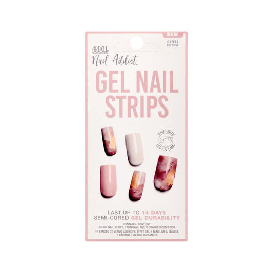 Nail Addict Gel Nail Strips - Cheers to Rosé