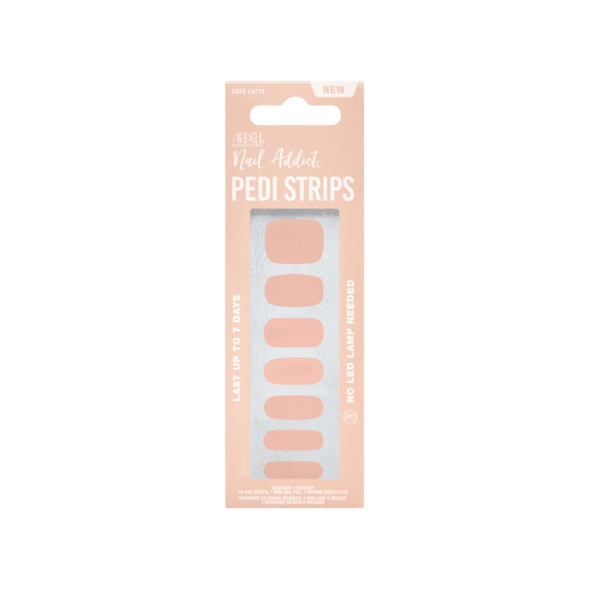 Nail Addict Pedi Strips - Café Latte