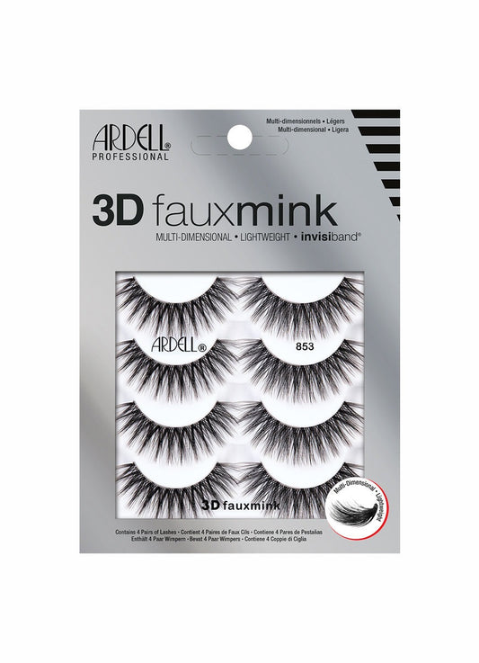 3D Faux Mink 853, 4-Pairs