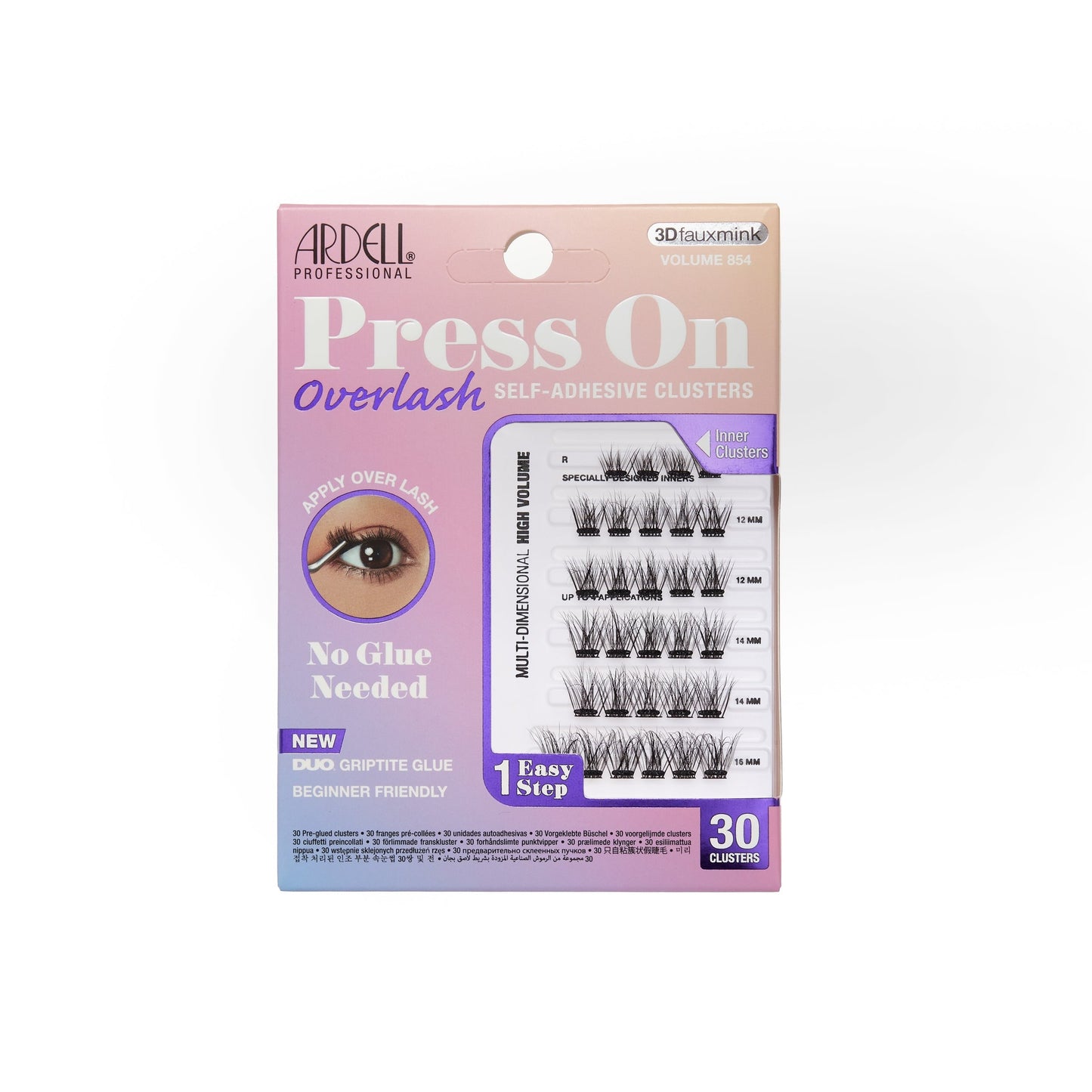Press On Overlash 3D Fauxmink Volume 854