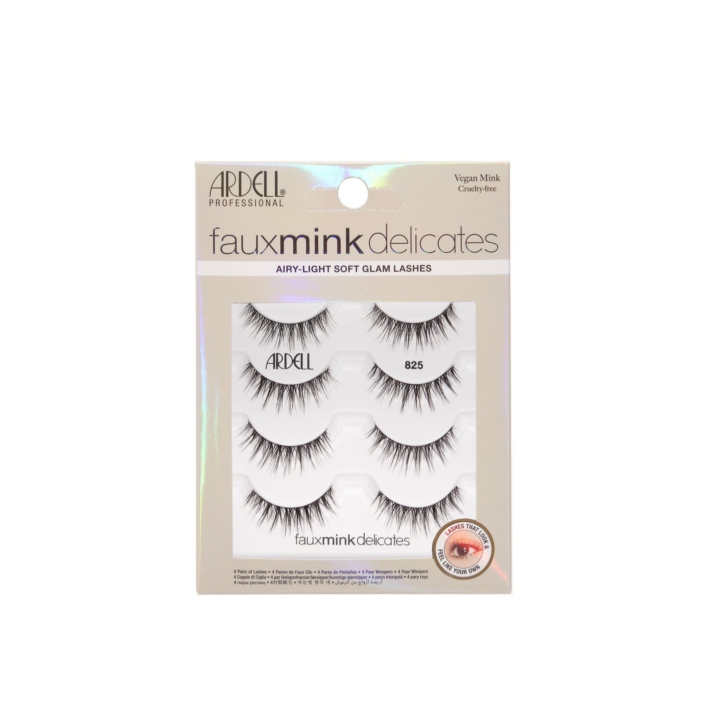 Fauxmink Delicates Striplash 825, 4-Pairs