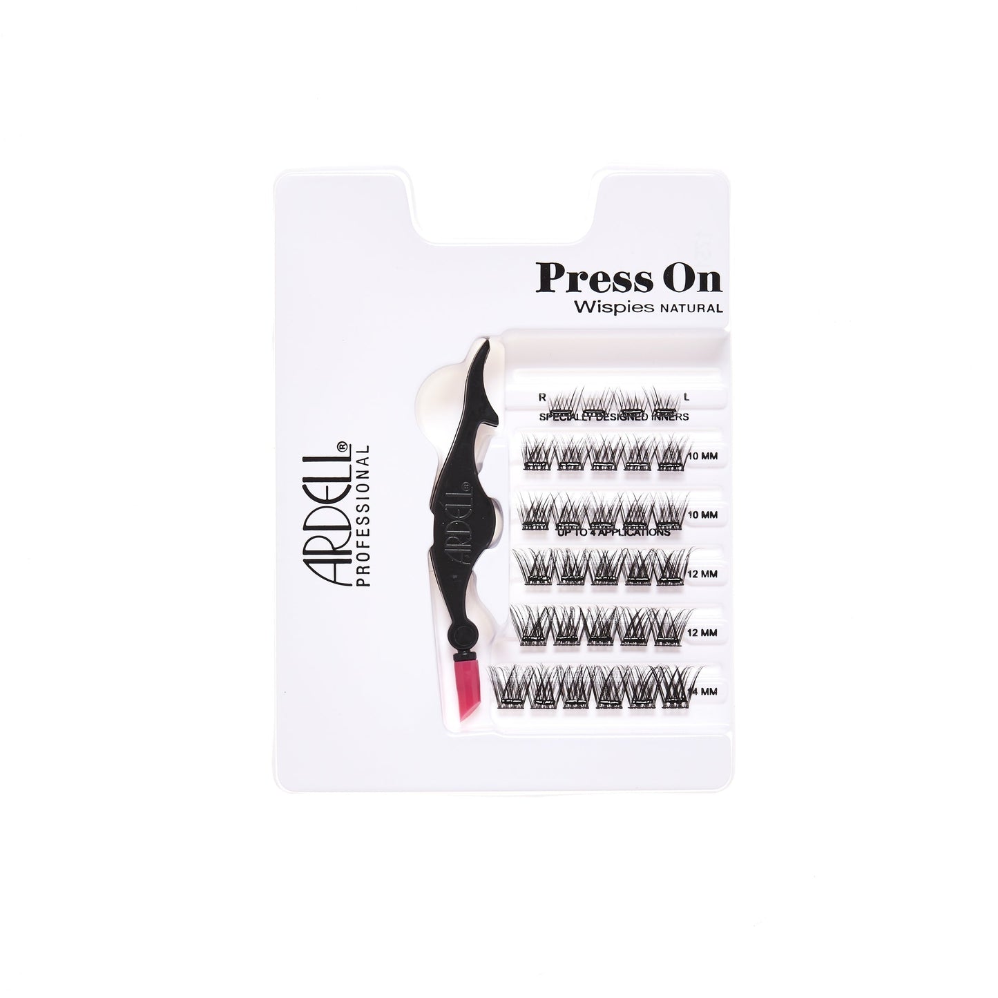 Press On Wispies Natural 30 ct + Applicator