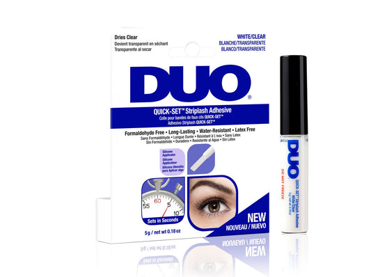 DUO Quick-Set Striplash Adhesive, Clear