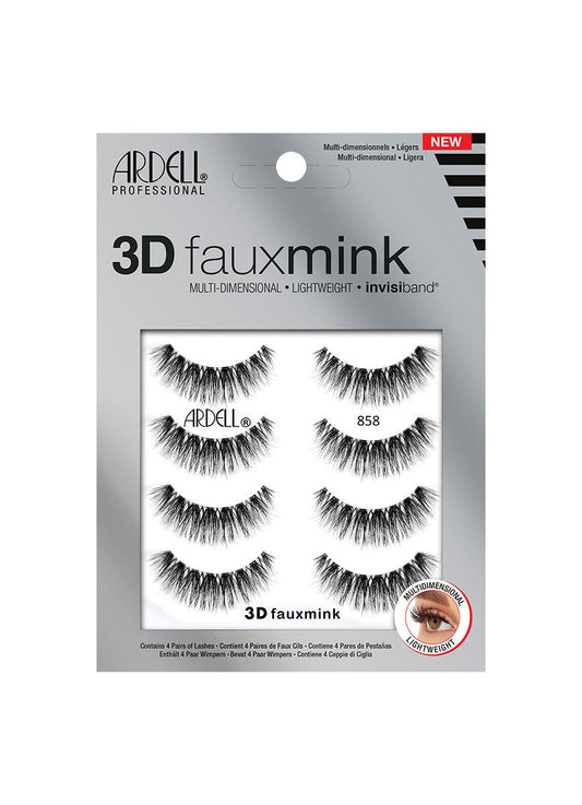 3D Faux Mink 858, 4-Pairs