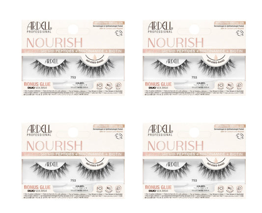 Nourish Lashes 753, 4-Pack