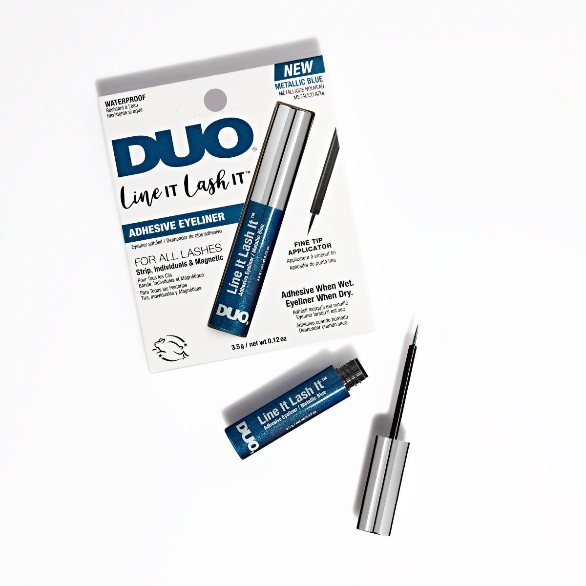 DUO Line It Lash It, Metallic Blue