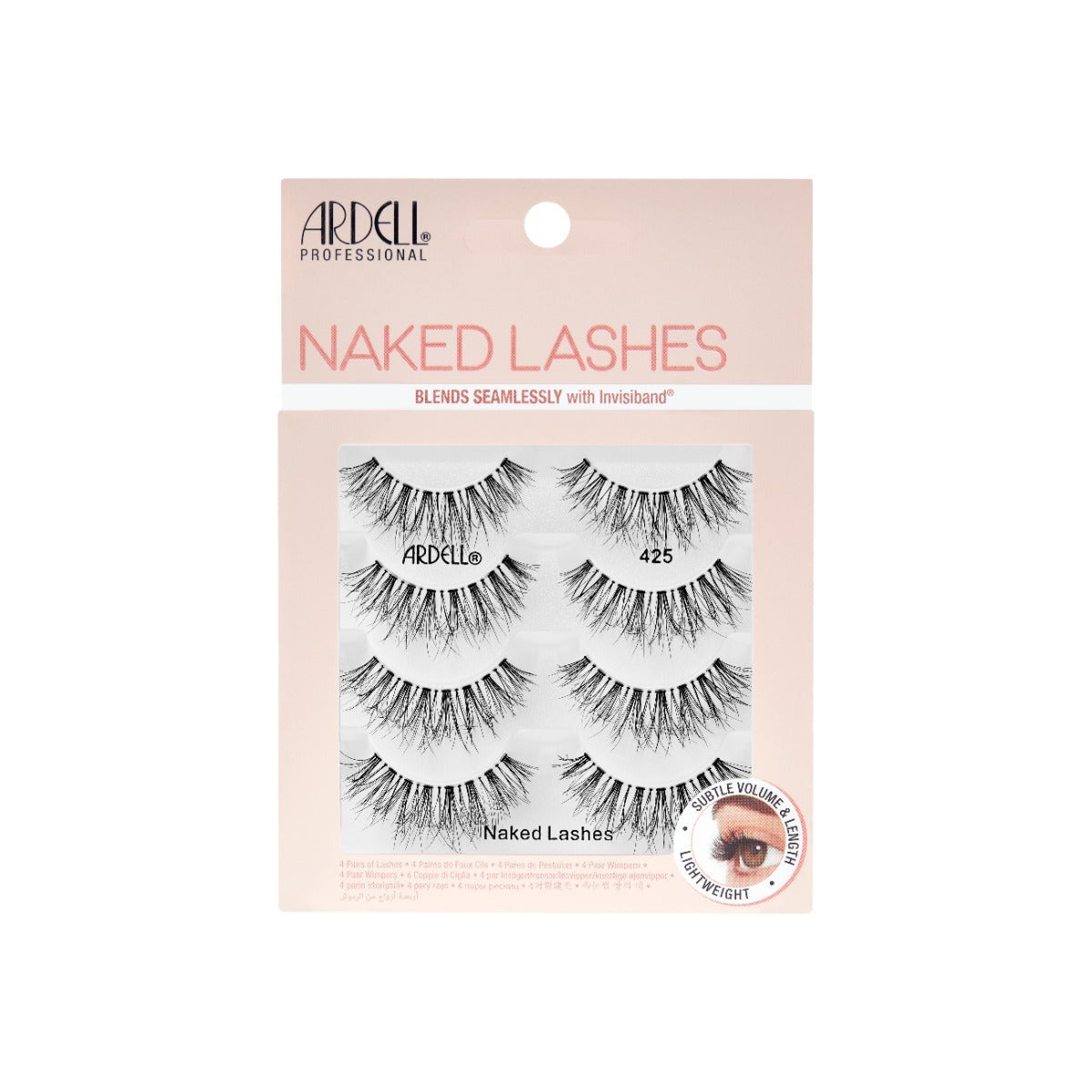 Naked Lashes 425, 4-Pairs