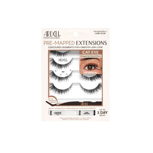 Pre-Mapped Extensions, Cat Eye, 4-Pairs
