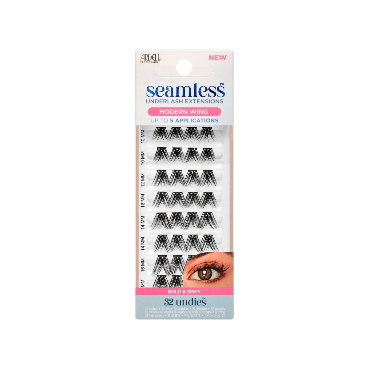 Seamless Underlash Extensions Modern Wing 32 ct