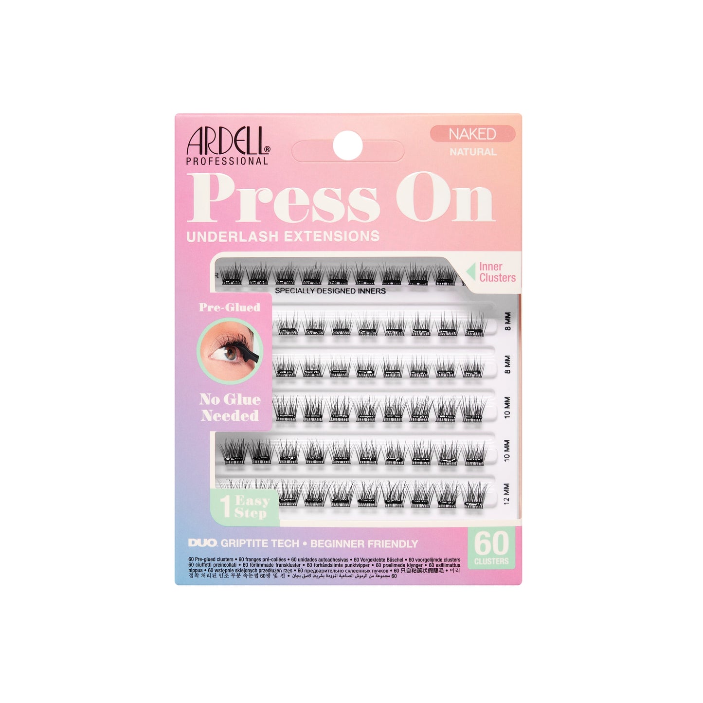Press On Naked Natural, 60-Count