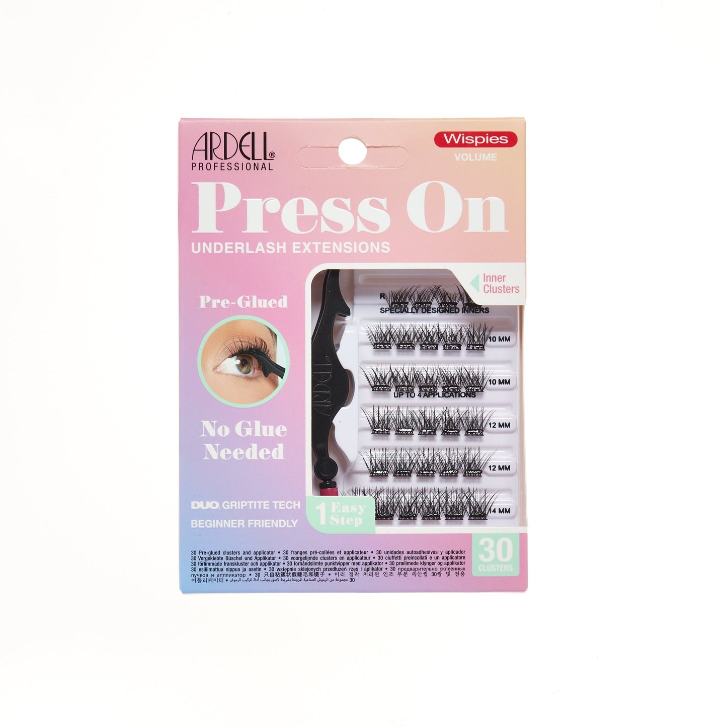 Press On Wispies Volume 30 ct + Applicator