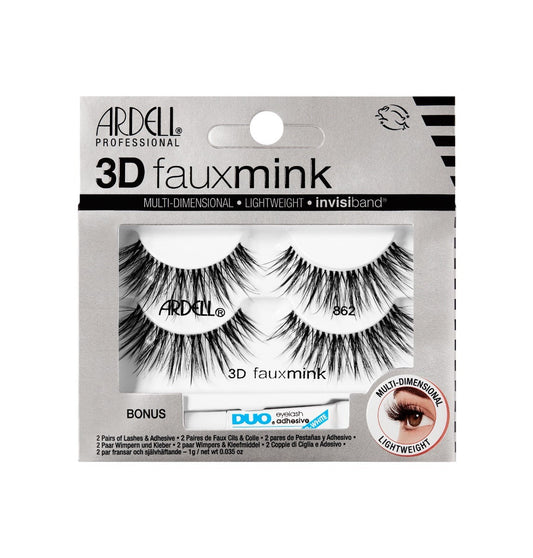 3D Faux Mink 862, 2-Pairs