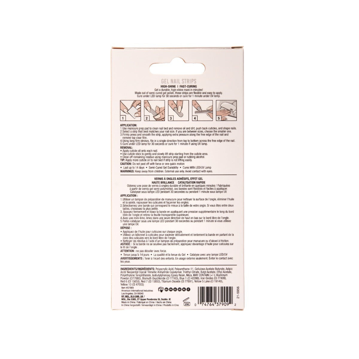 Nail Addict Gel Nail Strips - Blanc
