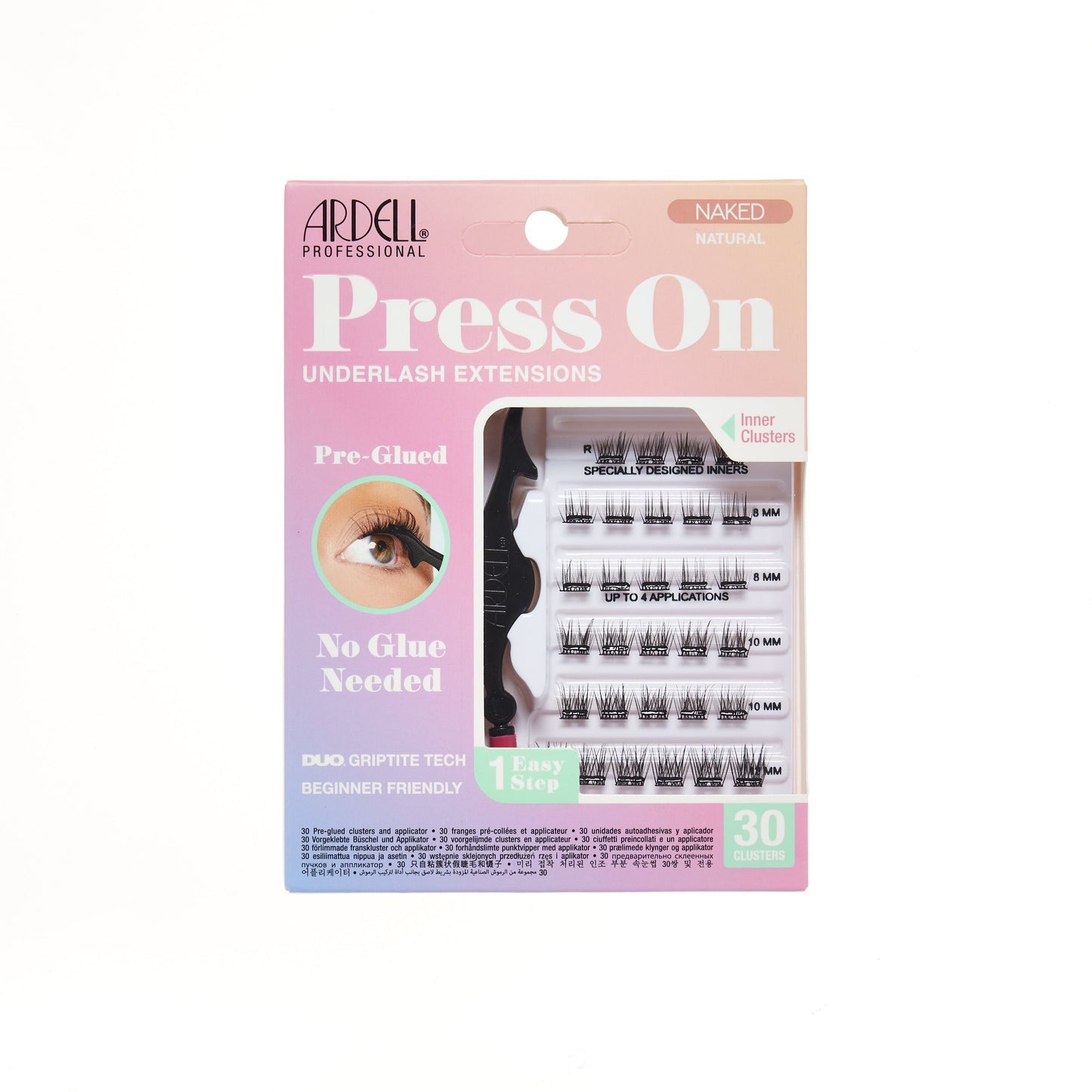 Press On Naked Natural 30 ct + Applicator