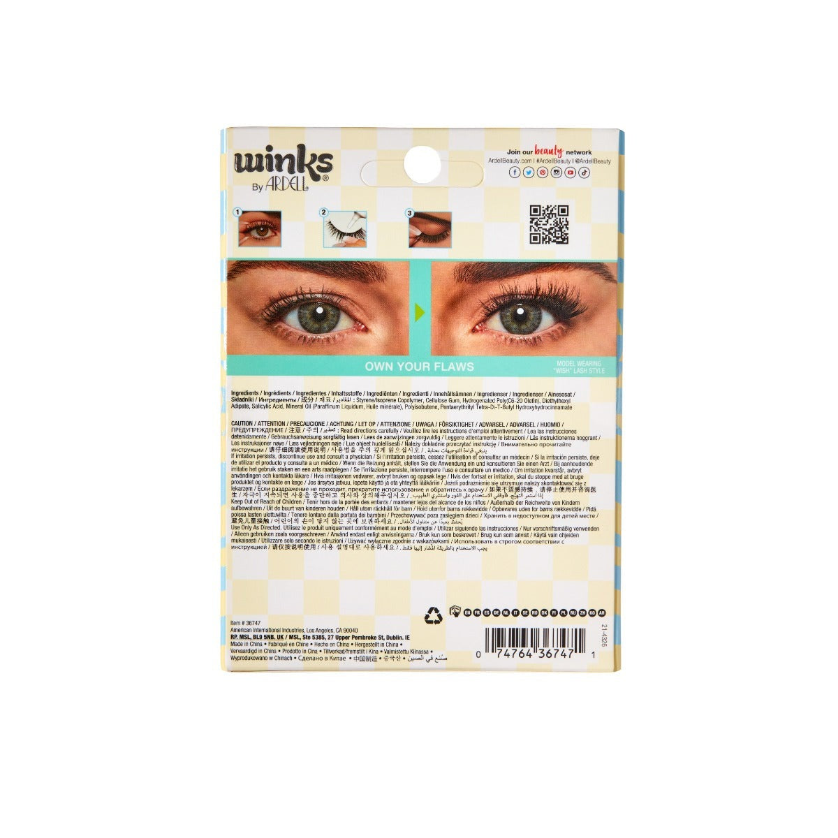 Winks Be Yourself Lashes & Patches, Wish + Vibez