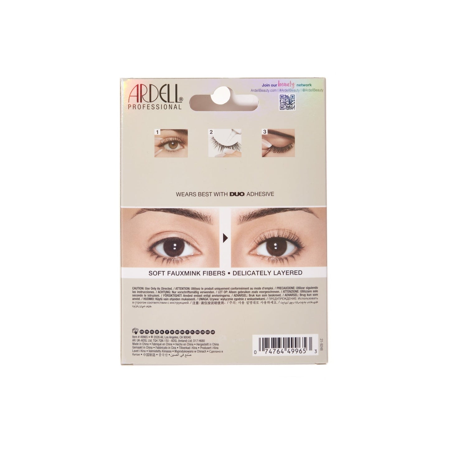 Fauxmink Delicates Striplash 825, 4-Pairs
