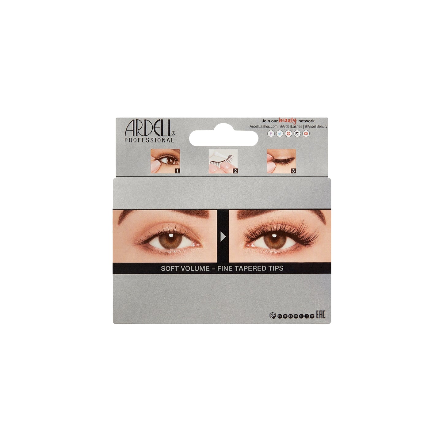 3D Faux Mink 853, 2-Pairs